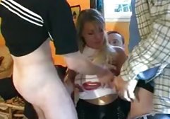 بلوند لاغر در جوراب ساق بلند زیبا فیلم سکسی دوجنسه لعنتی